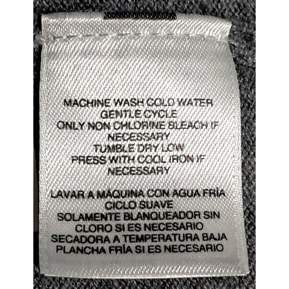 Anne Klein Gray Off the Shoulder Cowl Neck Sweater M Viscose Blend - Picture 10 of 13